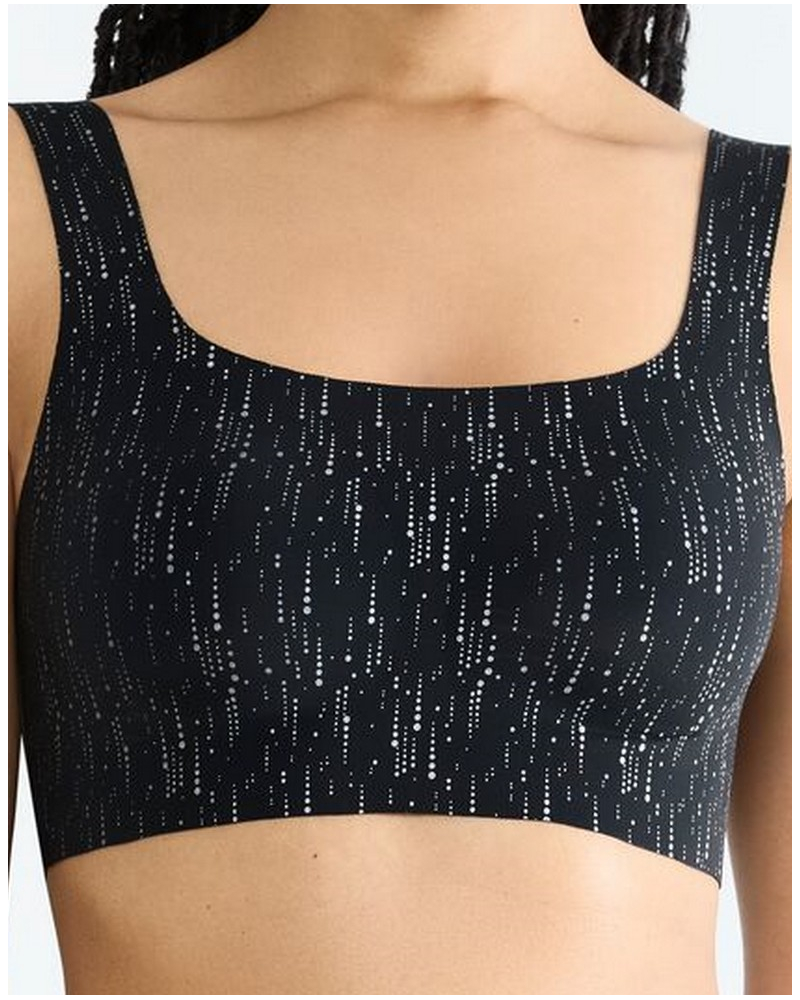 Bralette top Sloggi ZERO Feel Festive (Black Comb)