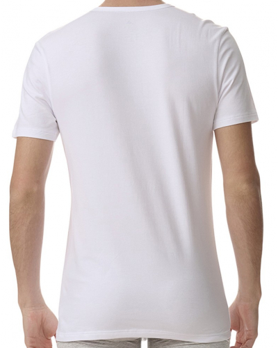 Paquete de 2 camisetas cuello V Adidas Active Flex Coton (Blanco)