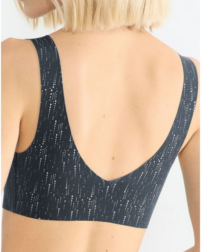 Bralette top Sloggi Zero Feel Festive (Black Comb)
