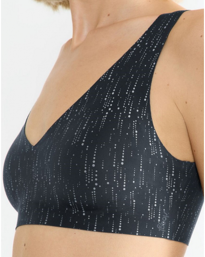 Bralette top Sloggi Zero Feel Festive (Black Comb)