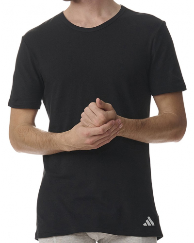 Lot de 2 t-shirts Adidas Active Flex Coton (Noir)