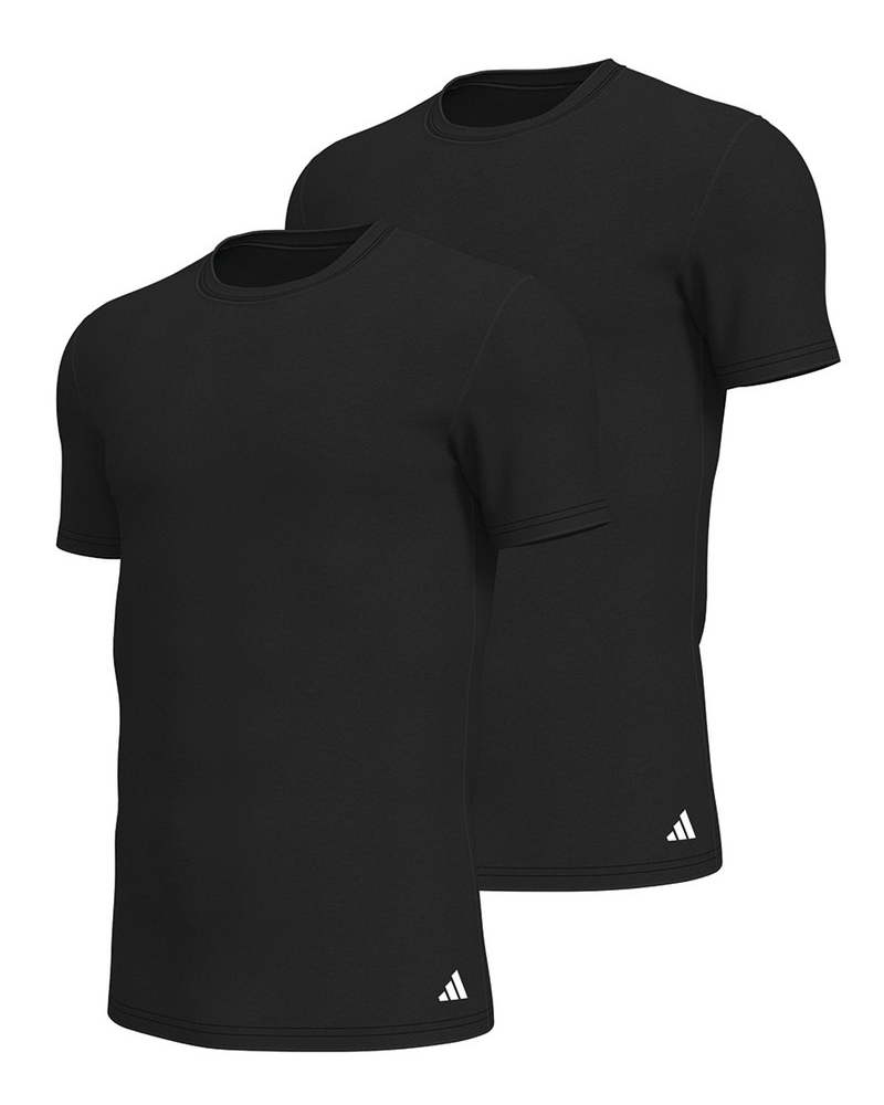 Lot de 2 t-shirts Adidas Active Flex Coton (Noir)