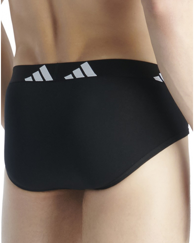Pack of 3 briefs Adidas Active Flex Coton (Black)