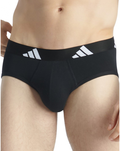 Paquete de 3 calzoncillos Adidas Active Flex Coton (Negro)