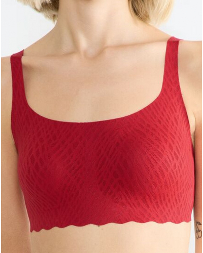Bralette top Sloggi ZERO Feel Bliss Festive (Shanghai Red)