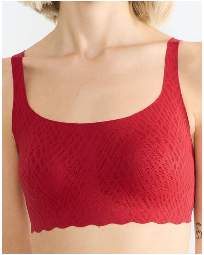 Bralette top Sloggi ZERO Feel Bliss Festive (Shanghai Red)
