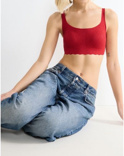Bralette top Sloggi ZERO Feel Bliss Festive (Shanghai Red)
