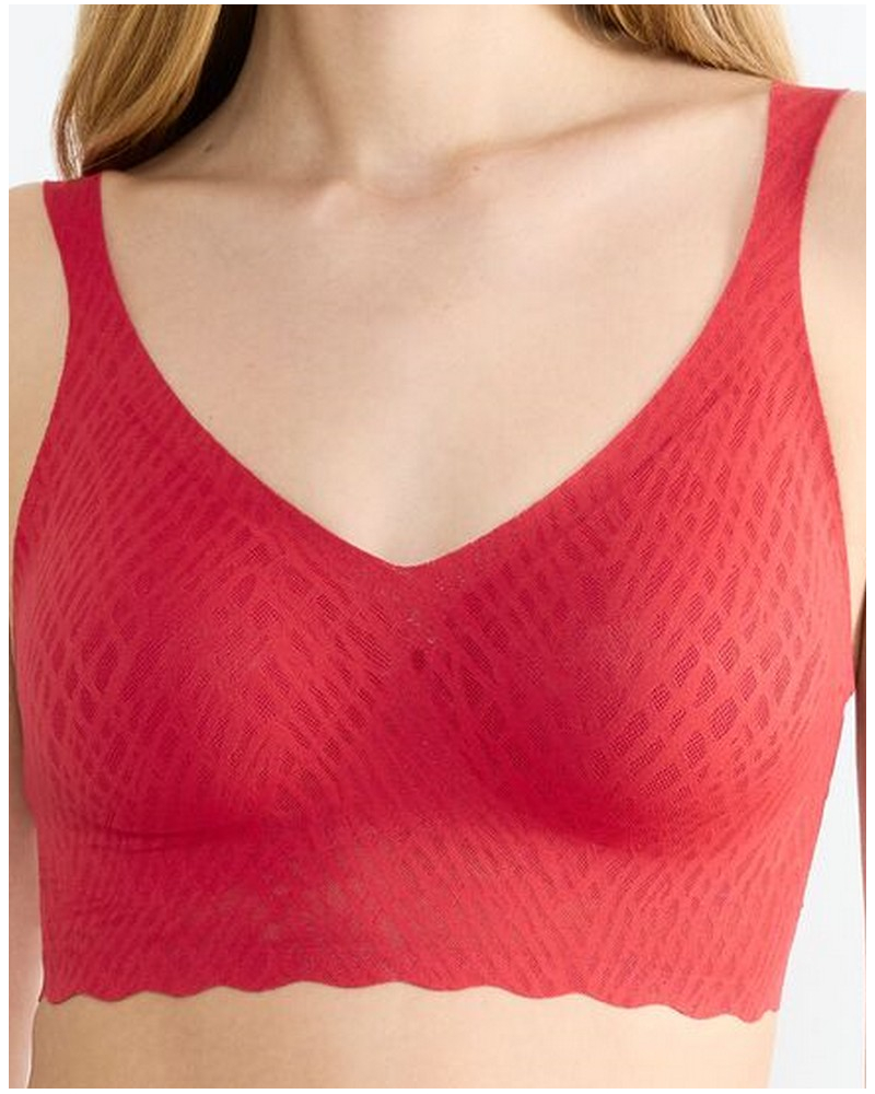 Bralette Sloggi Zero Feel Bliss Festive (Shanghai Red)
