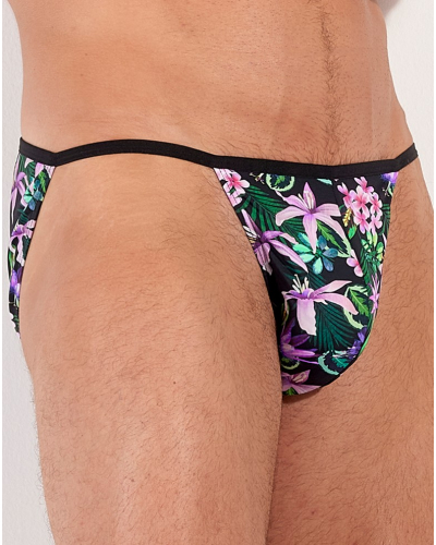 Tanga en microfibre HOM Funky Styles (Imprimé Rose)