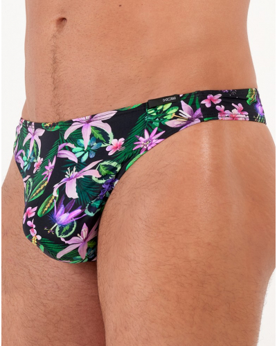 Tanga en microfibra HOM Funky Styles (Imprimé Rose)