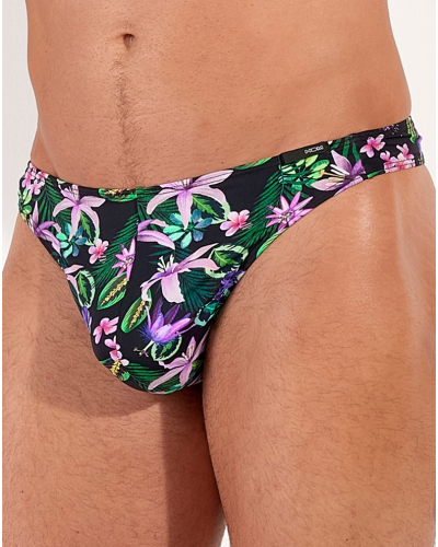 Tanga en microfibra HOM Funky Styles (Imprimé Rose)