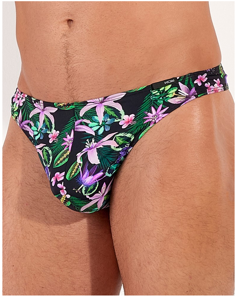 Microfibre thong HOM Funky Styles (Imprimé Rose)