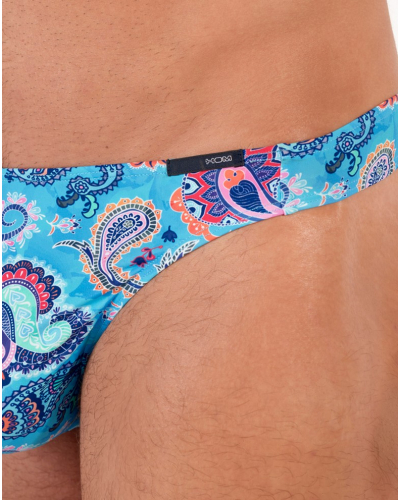 Microfibre thong HOM Funky Styles (Imprimé turquoise)