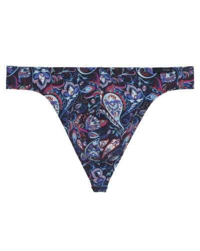 Microfibre thong HOM Funky Styles (Imprimé Bleu Marine)