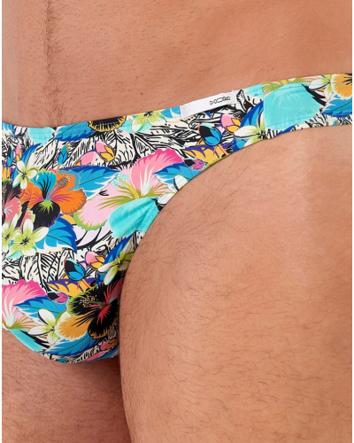 Microfibre thong HOM Funky Styles (Imprimé orange)