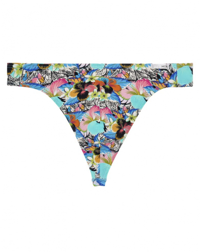 Tanga en microfibra HOM Funky Styles (Imprimé orange)