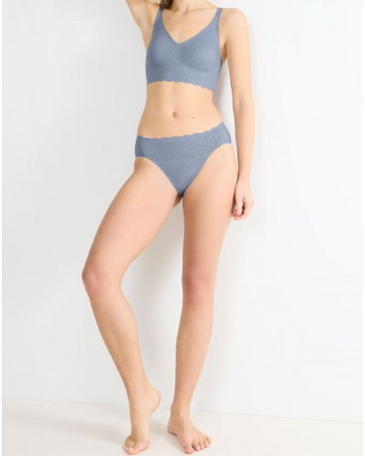 Slip échancré Sloggi Zero Feel Bliss (Bluish Gray)