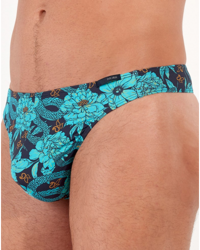 Microfibre thong HOM Funky Styles (Imprimé bleu)