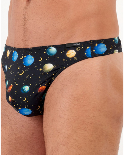 Microfibre thong HOM Funky Styles (Imprimé Noir)