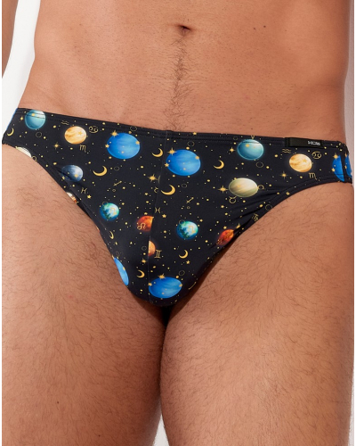 Microfibre thong HOM Funky Styles (Imprimé Noir)