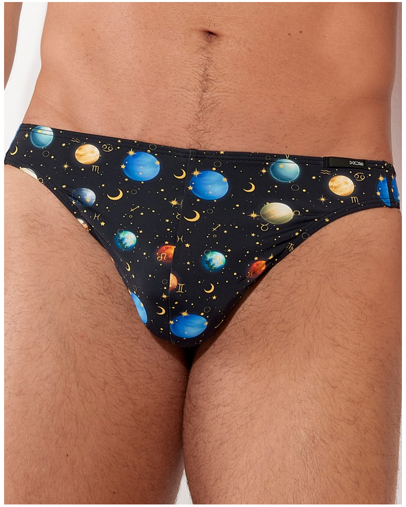 Microfibre thong HOM Funky Styles (Imprimé Noir)