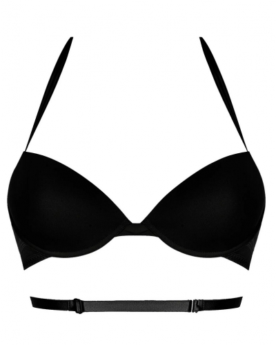 Sujetador halter preformado Antigel New Apesanteur (Negro)