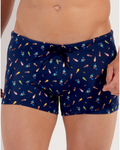 Shorty de baño HOM Summer (Navy imprimé)