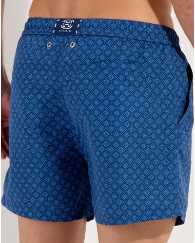 Short de bain HOM Hendaye (Bleu imprimé)