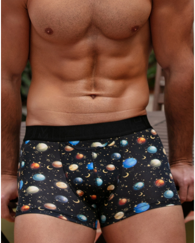 Microfibre boxer HO1 HOM Funky Styles (Imprimé noir)