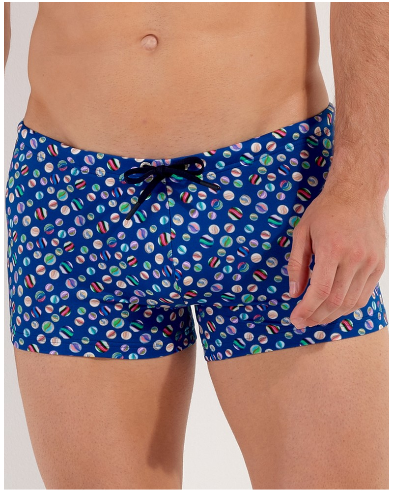 Swim shorty HOM Socoa (Navy Imprimé)