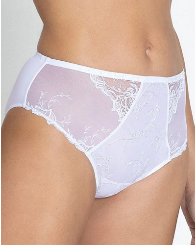 Slip taille haute Lise Charmel Source Beauté (Blanc)