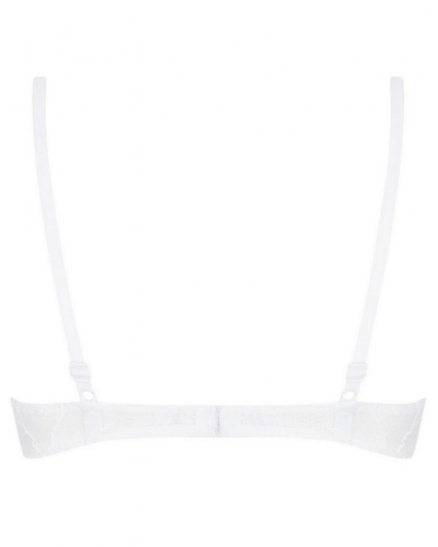 Soutien-gorge plunge demi mousse Antigel Dentelle Rebelle (Blanc)