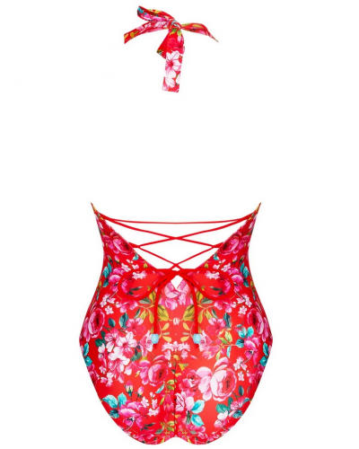 Maillot de bain une pièce nageur Antigel La Chérie Forever (Rouge Chérie)