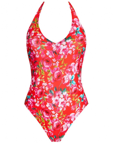 Maillot de bain une pièce nageur Antigel La Chérie Forever (Rouge Chérie)