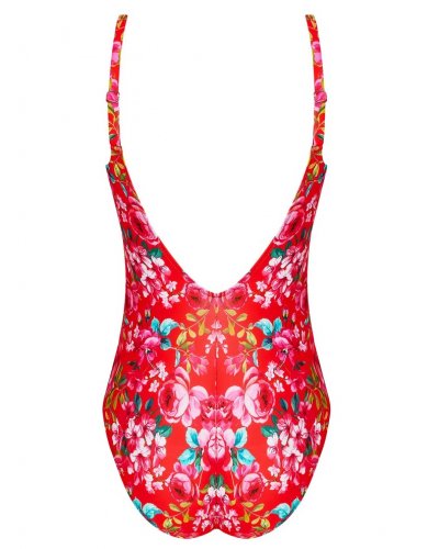 Maillot de bain une pièce nageur maintien sans armature Antigel La Chérie Forever (Rouge Chérie)