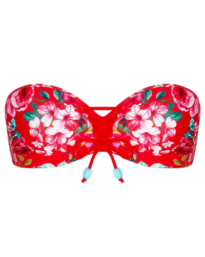Soutien-gorge de bain bandeau coque Antigel La Chérie Forever (Rouge Chérie)