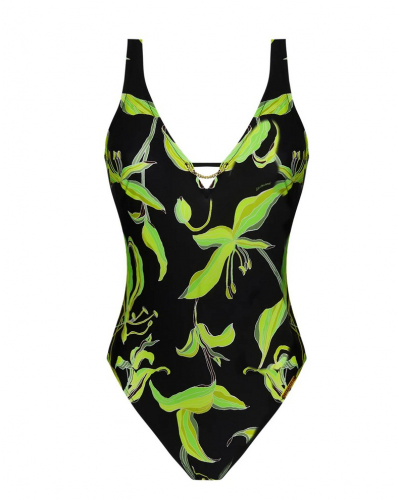 Maillot de bain une pièce Lise Charmel Fleurs de Nuit (Nuit Luciole)