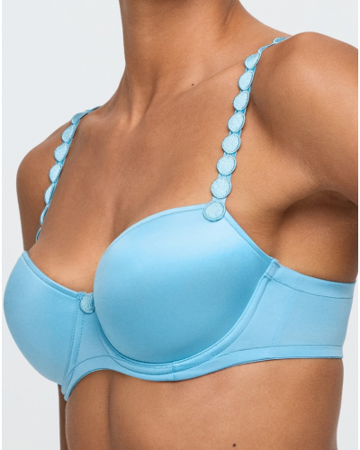 Balcony padded bra Marie Jo Tom (Azure Delight)