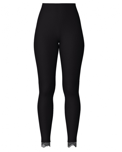 Legging Calida Richesse Lace Laine & Soie (Noir)