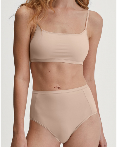 Culotte taille haute Calida Sleek Skin (Rose Teint)