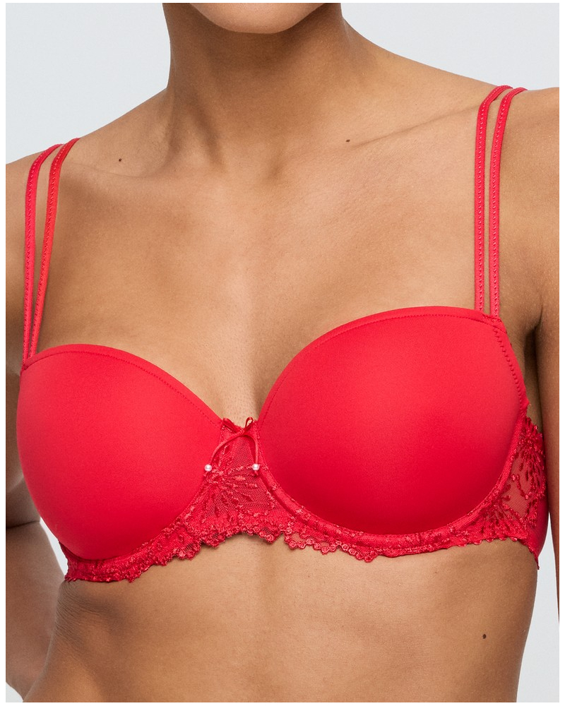 Balcony bra with pads Marie Jo Jane (True Red)