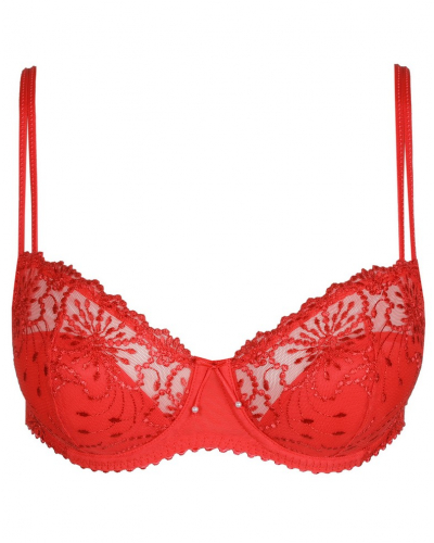 Sujetador balconette horizontal costura Marie Jo Jane (True Red)
