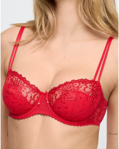 Soutien-gorge balconnet demi mousse Marie Jo Jane (True Red)