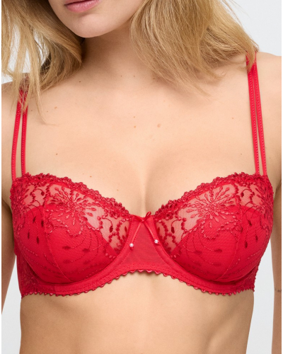 Soutien-gorge balconnet demi mousse Marie Jo Jane (True Red)