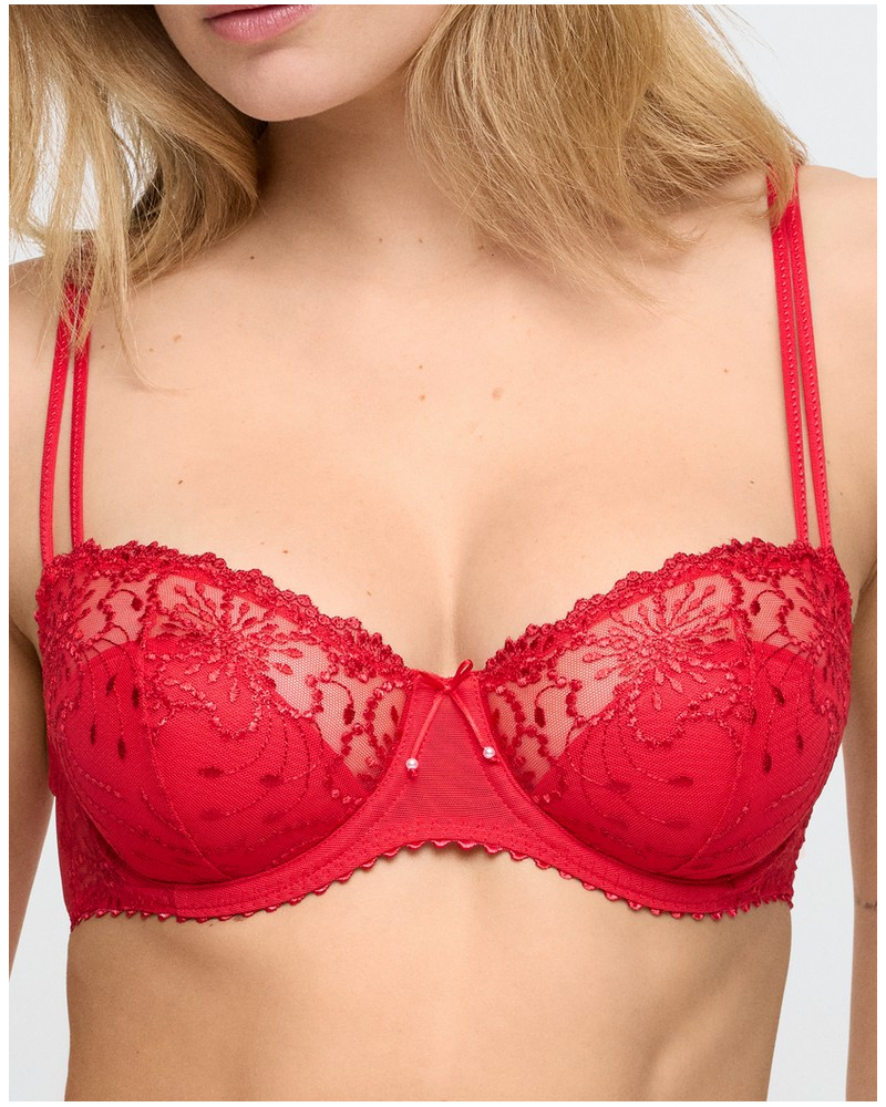 Half padded balconny bra Jane Marie Jo (True Red)