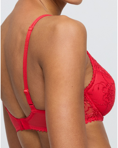 Soutien-gorge push-up à coques amovibles Marie Jo Jane (True Red)