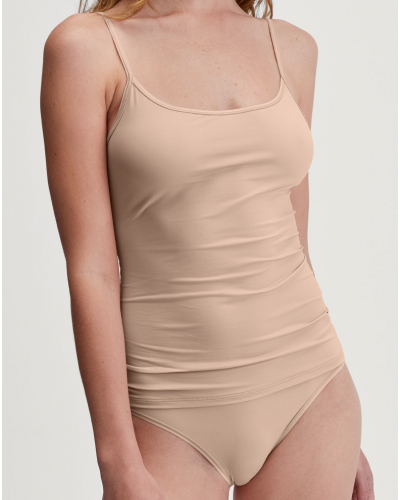 Tank tops spaghetti straps Calida Sleek Skin (Rose Teint)