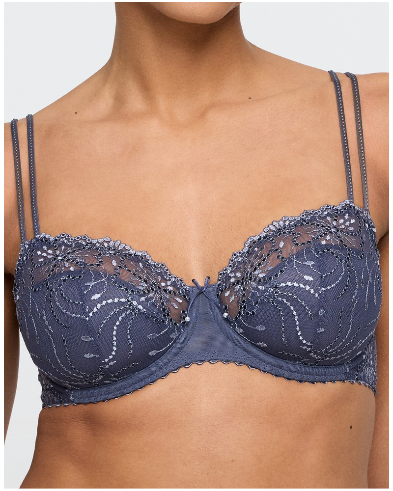 Soutien-gorge balconnet demi mousse Marie Jo Jane (Blue Shadow)