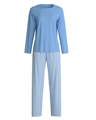 Pyjamas Calida Lovely Nights 100% cotton (Hydrangea Blue)