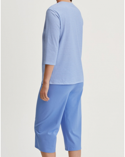 Pijama 3/4 Calida Lovely Nights 100% algodón (Hydrangea Blue)